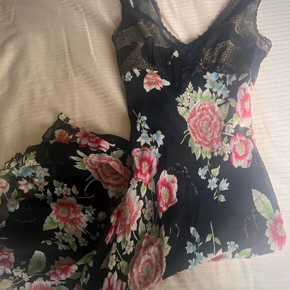 Calvin Klein Women's Black and Red Dress - Picture 1 of 1